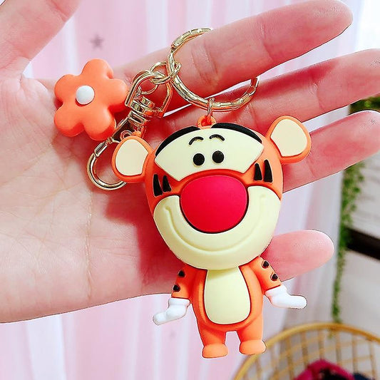 Tigger Silicone Keychain | Winnie The Pooh | 3D Lanyard Keychain | Premium |