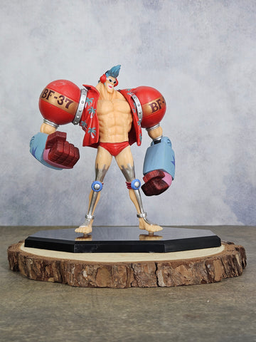 One Piece Franky Action Figure with 2 Faces | 18 cm