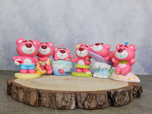 Lotso Bear set of 6 | 7 cm figures | Toy Story