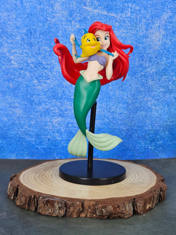 New Little mermaid Areil With Fish figure 25 cm