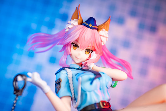 Fate Extella Link Tamamo No Mae Police Fox Waifu Action Figure  | 21 Cms |