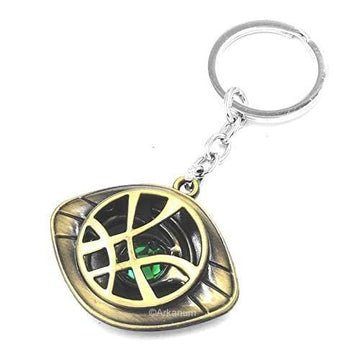 Doctor Strange |Infinity TIME Stone | Gold Metal Keychain |