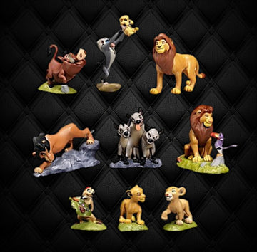The Lion King| Set Of 9 PVC Action Figures | 10 Cms |