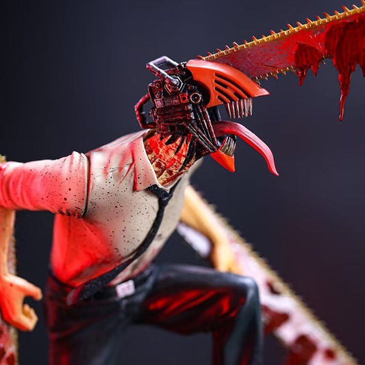 Chainsaw Man Denji Attacking Mode Premium Magnatic Assembled Action Figure | 38 Cms |
