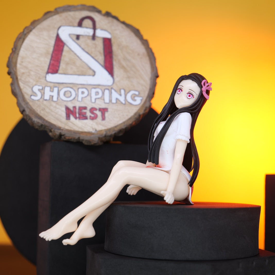 NEZUKO KAMODO SITTING WAIFU FIGURE RIGHT SIDE