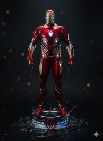 Iron Man Mark 5 Life-Size Figure with Base & Lights | Premium Imported | IN STOCK