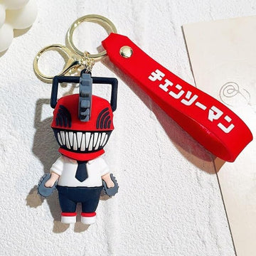 Chainsaw Man | 3D silicone Lanyard Keychain | PVC | 7 Cms
