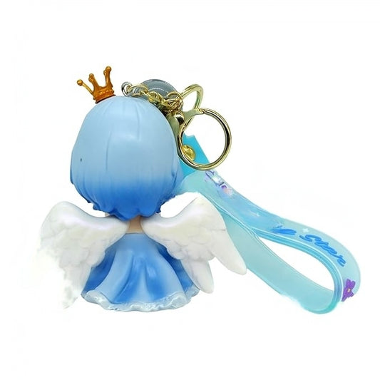 Cute Blue Fairy Angel Keychain | Model 2 | Premium | Lanyard Keychains |