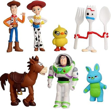 Toy Story Set of 7 Miniature Figures | Collectible Pixar Toy Set