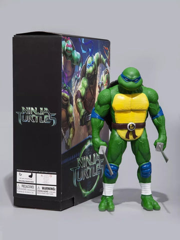 Teenage Mutant Ninja Turtles |PVC| Leonardo 35 cm Movable Action Figure with Accessories & Box