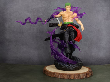 One Piece Roronoa Zoro King of Hell Battle Edition | 32 cm | Dual Upper Body