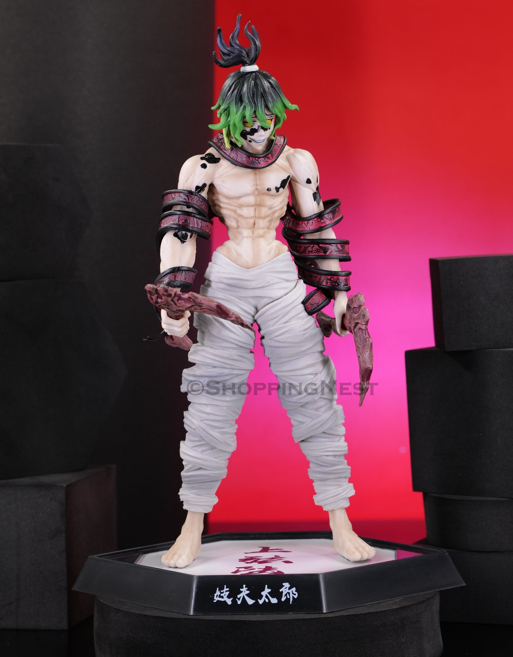 thumbnail image 2 of Gyutaro & Daki Demon Slayer Action Figure Statue - Large 12 Inch Collection - Kimetsu No Yaiba Limited Edition 2 of 4