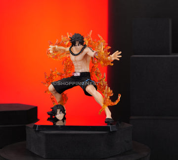 One Piece | Portgas D Ace Battle Version Fire Fist Ace Anime Action Figure | 20Cm |