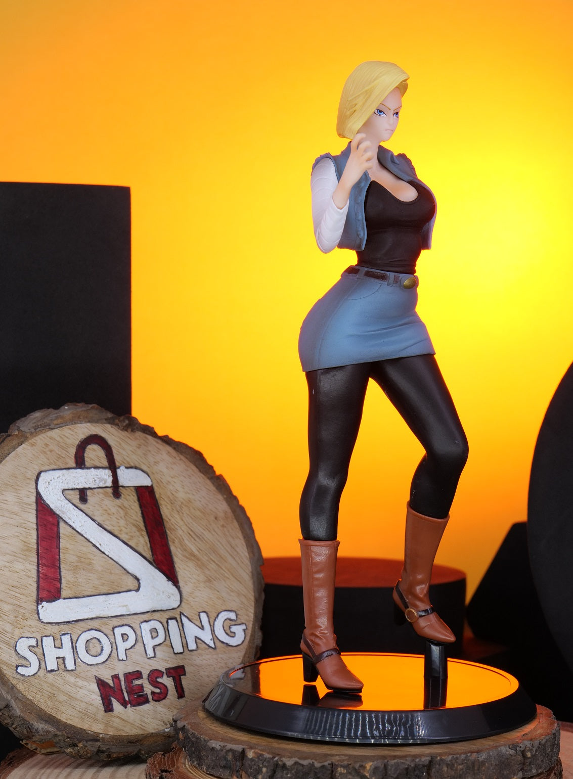 android 18 figure left side