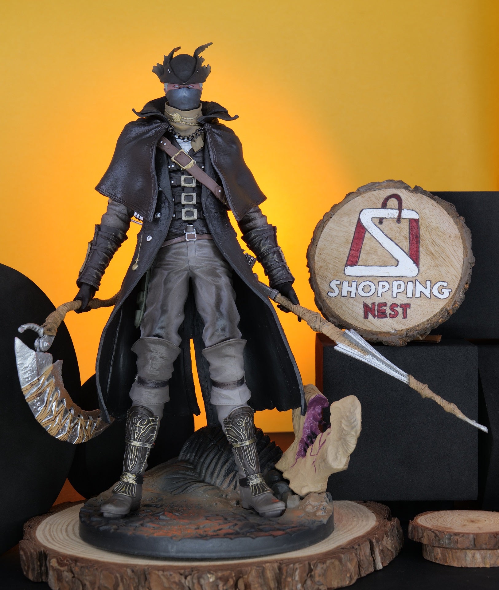 Bloodborne |PVC| Lilongjiao Old Hunter Figma Action Figure 12 inch Col