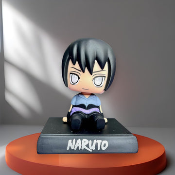 Naruto Anime Sasuke Bobblehead with Mobile Holder | 13 CM |