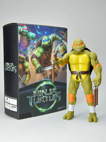 Teenage Mutant Ninja Turtles |PVC| Michelangelo Movable Action Figure 35 cm with Accessories & Box