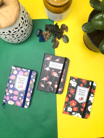 BTS Themed A7 Size Pocket Diary | Closure Band | Bookmark String | Set of 3 |