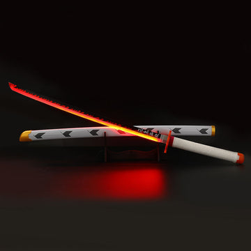 Demon Slayer Rengoku Flame Hashira LED Katana Sword | 108 cm | Rechargeable