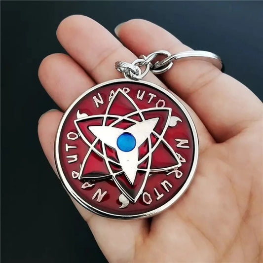 NarutoSharingan Spinning Spinning Keychain Model B | Metal Keychain | Anime Keychain