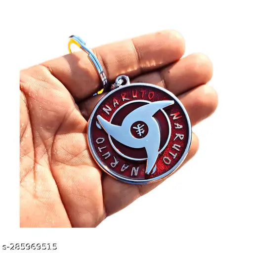 Naruto Sharingan Spinning Model D | Metal Keychain | Anime Keychain |