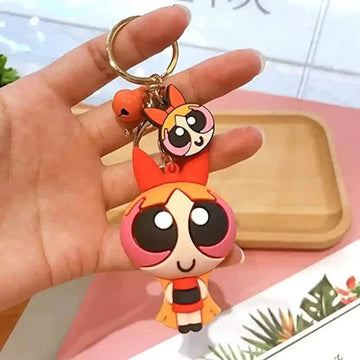 PowerPuff Girls | BLOSSOM | 3D Silicone Keychain |
