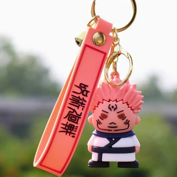 Jujutsu Kaisen | Sukuna Silicone Lanyard Keychain | Durable | Anime Keychain |
