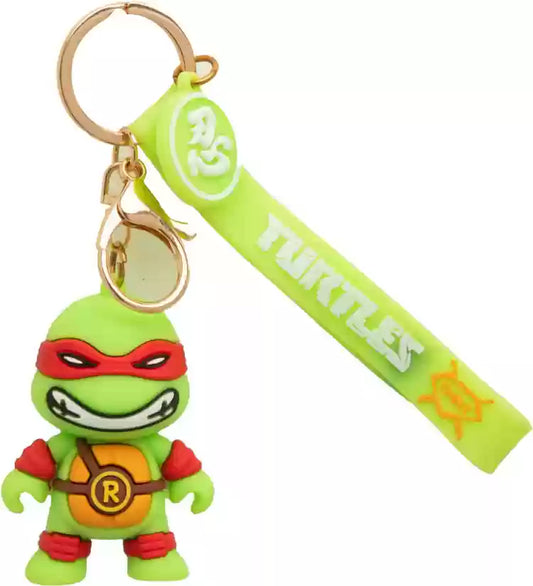 Ninja Turtle Ralph Keychain | Silicone Lanyard Keychain | Premium |