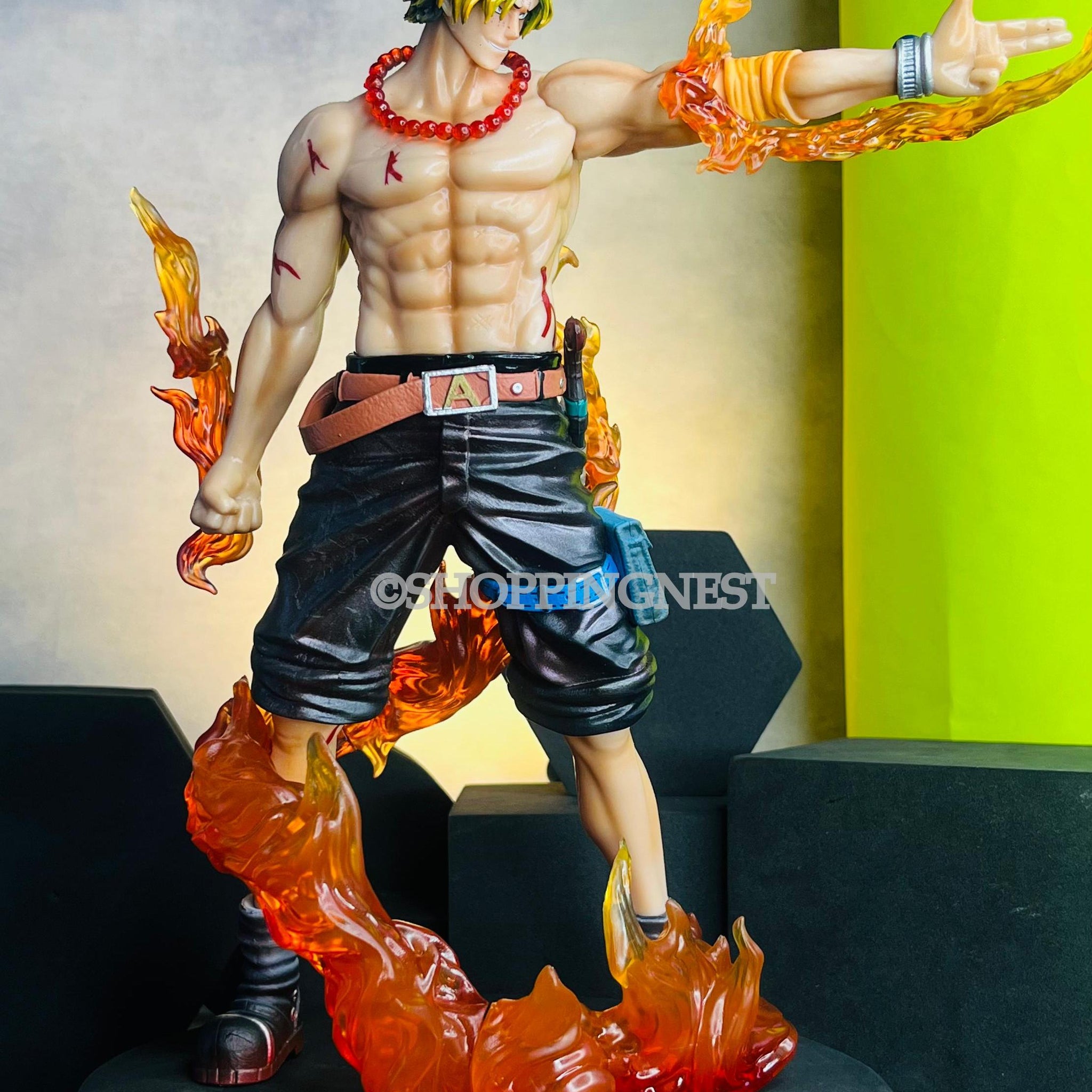 One Piece Ace Anime Action Figure for Collection Decoration Model Toys | 25cm |