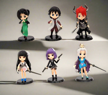 Scissor Seven Set Of 6 Anime Action Figurines PVC | 7-8 Cms|