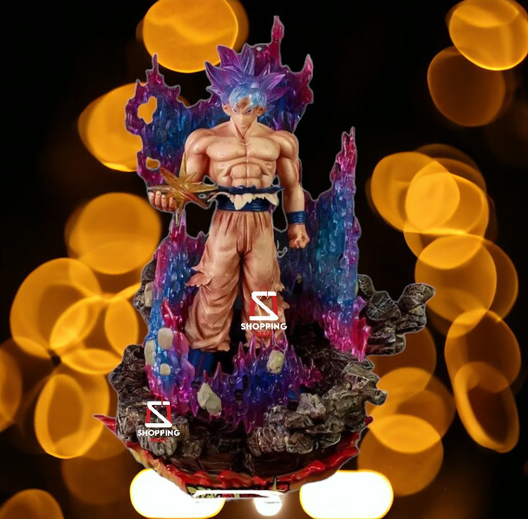Dragon Ball Son Goku Super Saiyan Action Figure With Light   | 35 Cms |