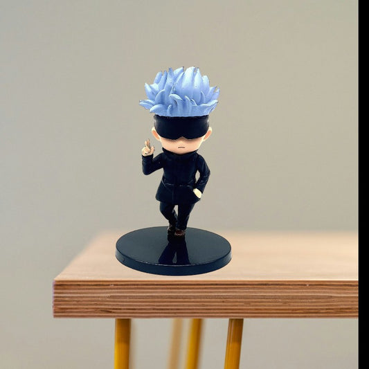 Jujutsu Kaisen Gojo Satoru  PVC Figurine Toy Desktop Doll Set B  Action Figure  | 9.5 Cms |