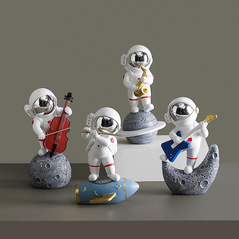Astronaut Tiny Tan Music Band Figurine Space | 11 CM |