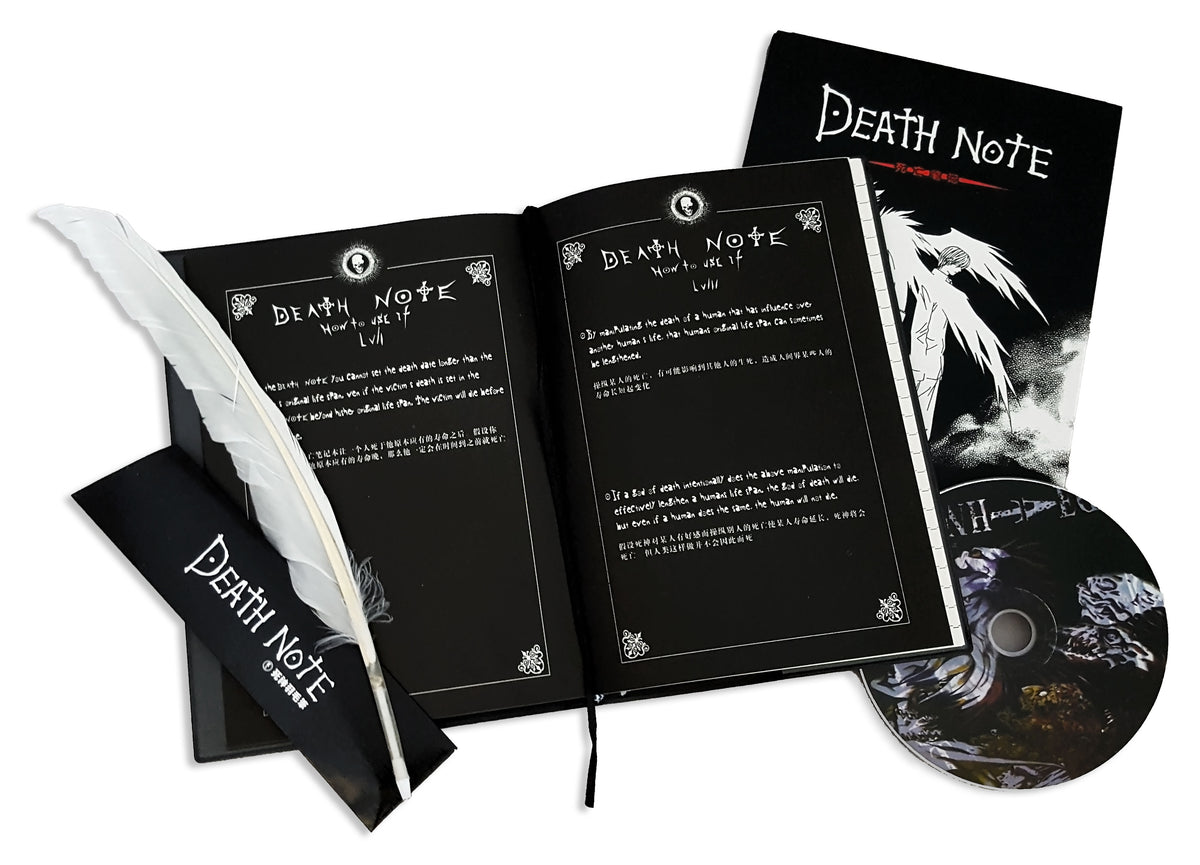 Death Note Noteook Death Note | Notebook Set | Feather Pen Leather Journal Set