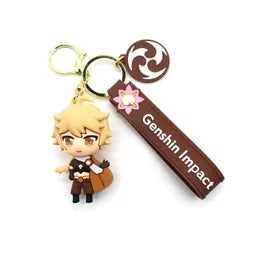 Genshin Impact | Aether | 3D Silicone Keychain