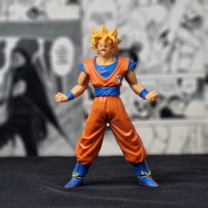 DragonBall Z Goku Super Saiyan SSJ Model 2 Self Standing Action Figure | 16.5 Cms |