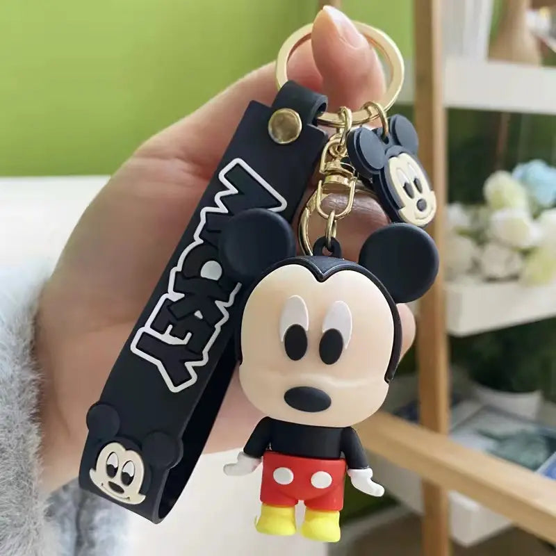 Mickey Silicone | 3D Lanyard Keychain | Durable