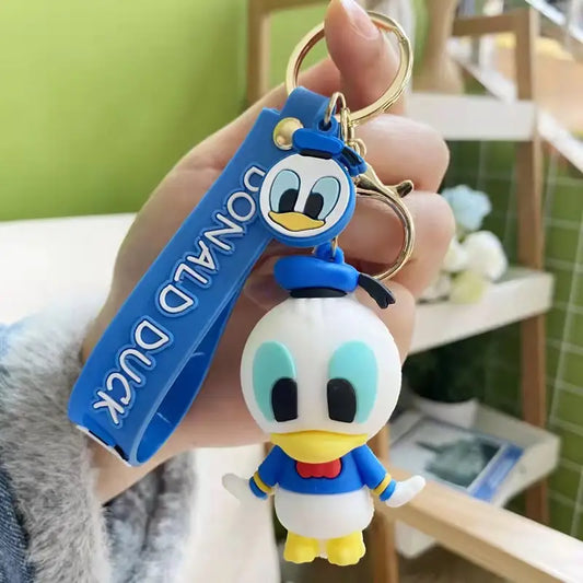 Donald Duck Silicone | 3D Lanyard Keychain | Durable