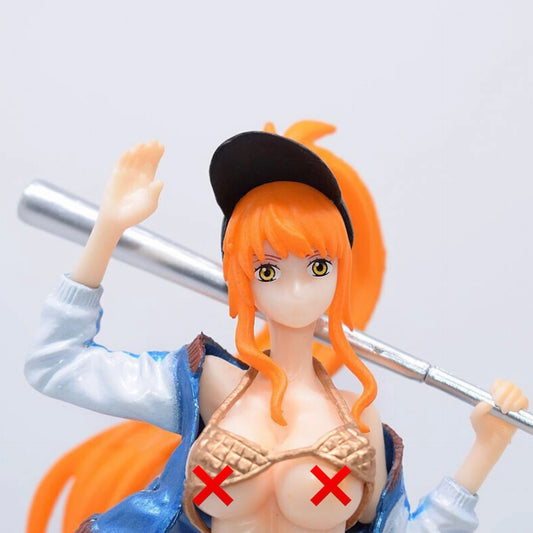 One Piece | Nami Baseball Anime Action Figure | 19Cm |