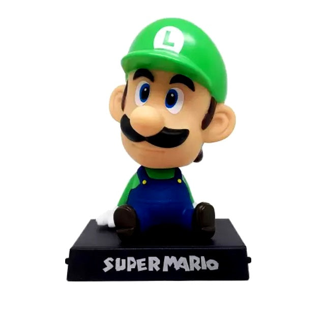 Mario Bobblehead with Mobile Holder | Super Mario Game | 13.5 cms|