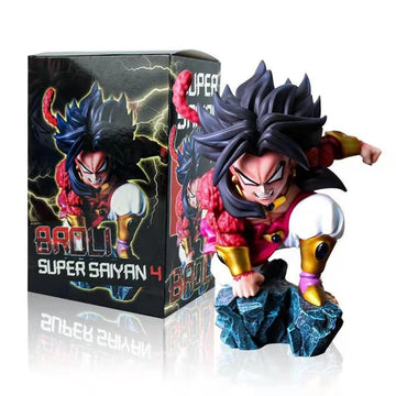 Dragon Ball WCF Super Four Broly Squatting Action Figure  | 14 Cms |