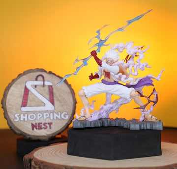 Luffy Gear 5 Attacking Action Figure |PVC| – One Piece Anime Collectible by ShoppingNest