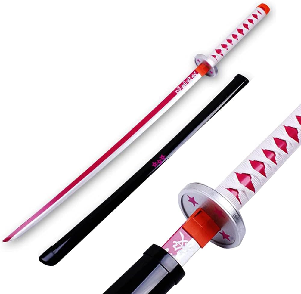 Demon Slayer Kanao Tsuyuri Cosplay Wooden Sword Nichirin Life Size Replica Wooden Katana - 104 cm