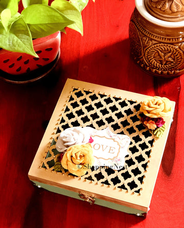 Floral Exquisite Gifting Box | Decorative | 20 CM |
