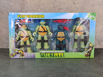 Teenage Mutant Ninja Turtles Set of 4 Action Figures | 8cm with Movable Joints |