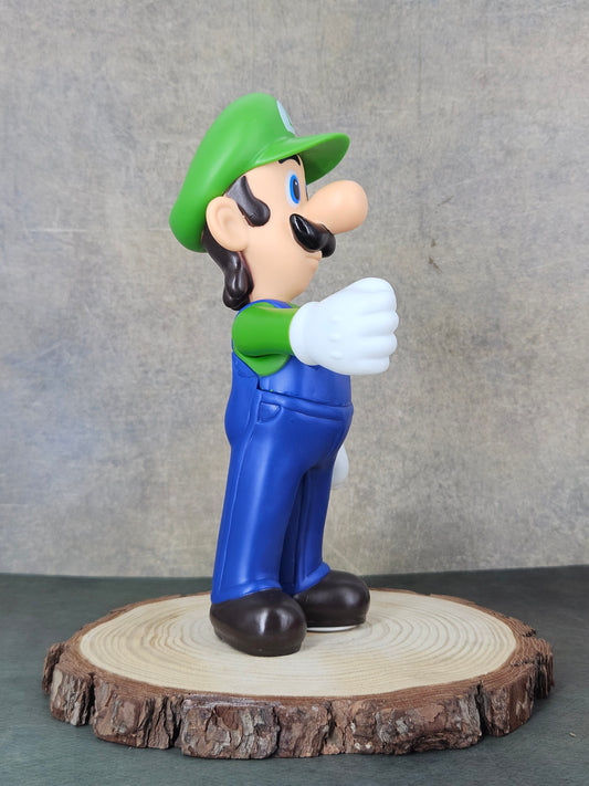 Green Luigi Mario Brother Action Figure | Movable Joints | 25 Cms | Gaming Collectible |
