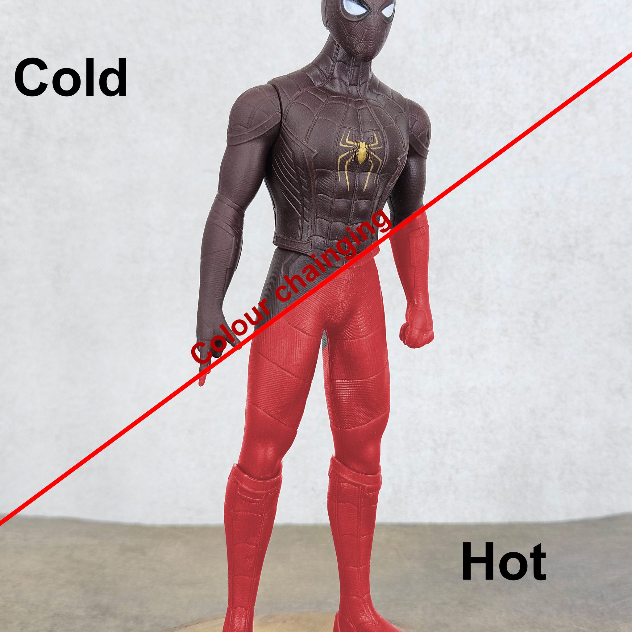Color Changing Spiderman Action Figure | 23 cm | Marvel Collectible