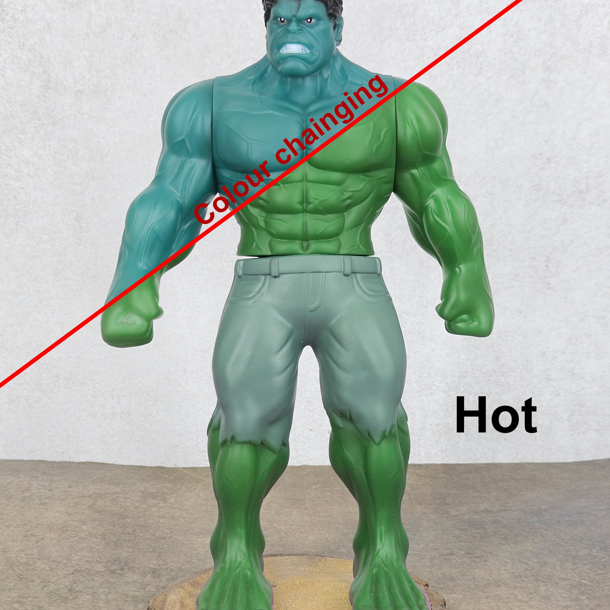 Color Changing Hulk Action Figure 23 cm Dynamic Transforming Superhero Collectible