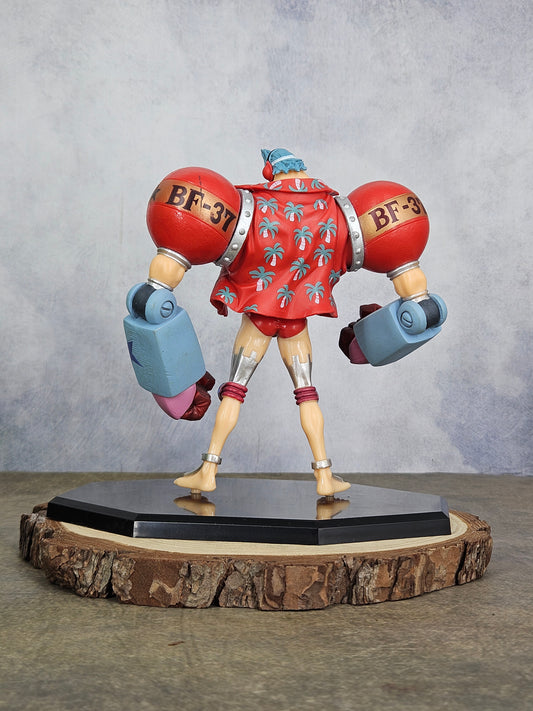 One Piece Franky Action Figure with 2 Faces | 18 cm