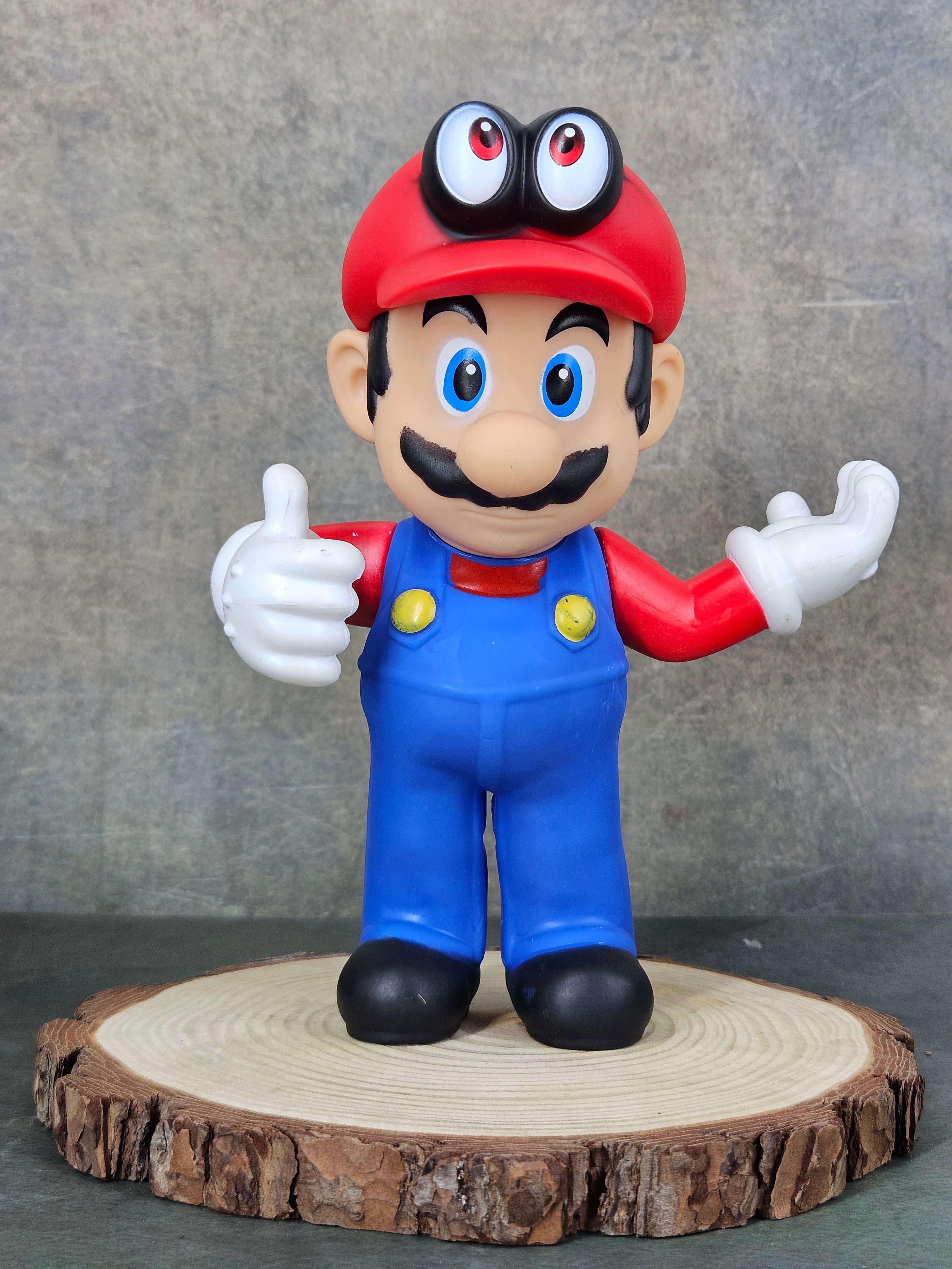 Moveable Mario Super Mario | Red Mario Action Figure | 25 cm | Movable Joints